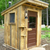 туалет для дачи из дерева